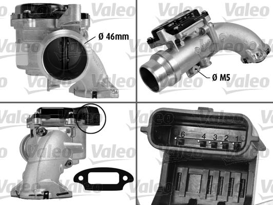 Valeo 700429 - Nastavak prigušne zaklopke parts5.com