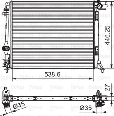 Valeo 701662 - Kühler, Motorkühlung parts5.com