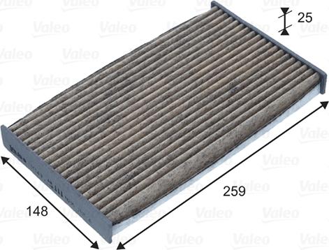 Valeo 701049 - Filter, zrak notranjega prostora parts5.com