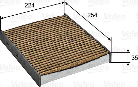 Valeo 701029 - Филтър купе (поленов филтър) parts5.com