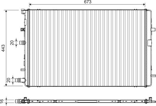 Valeo 701395 - Kühler, Motorkühlung parts5.com