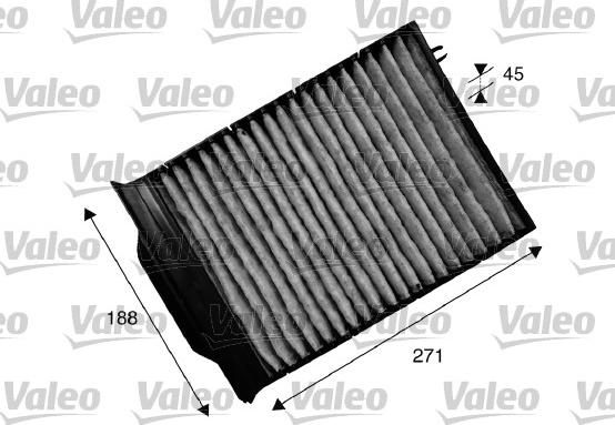 Valeo 715539 - Filtr, wentylacja przestrzeni pasażerskiej parts5.com