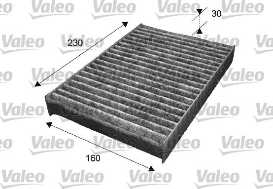 Valeo 715538 - Filtru, aer habitaclu parts5.com