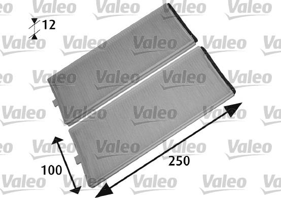 Valeo 715525 - Filtru, aer habitaclu parts5.com