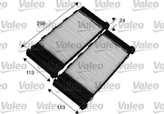 Valeo 715575 - Filtru, aer habitaclu parts5.com