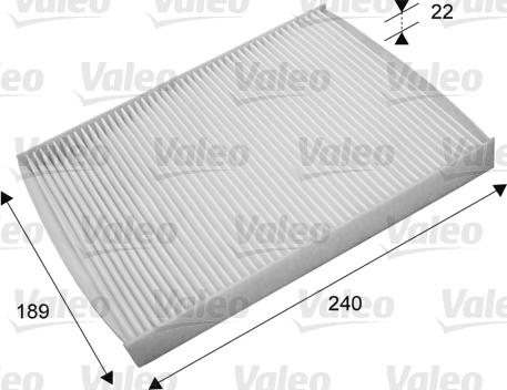 Valeo 715660 - Filtr, wentylacja przestrzeni pasażerskiej parts5.com