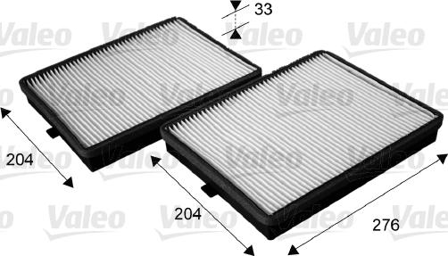 Valeo 715685 - Filtro, aire habitáculo parts5.com