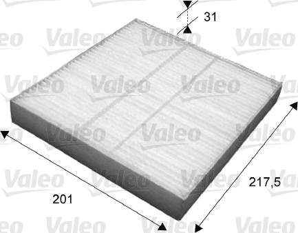 Valeo 715631 - Filtro, aire habitáculo parts5.com