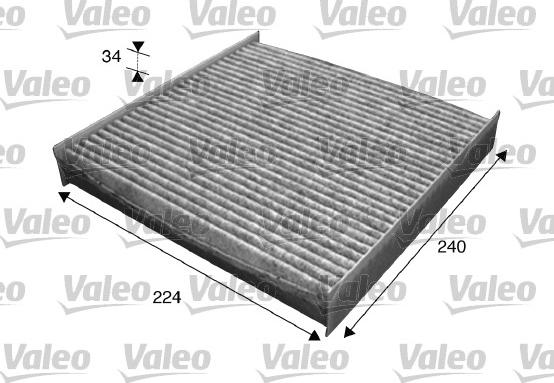 Valeo 715629 - Filter, interior air parts5.com