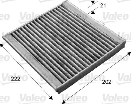 Valeo 715676 - Filtru, aer habitaclu parts5.com