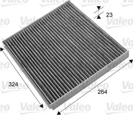 Valeo 715671 - Filtr, wentylacja przestrzeni pasażerskiej parts5.com