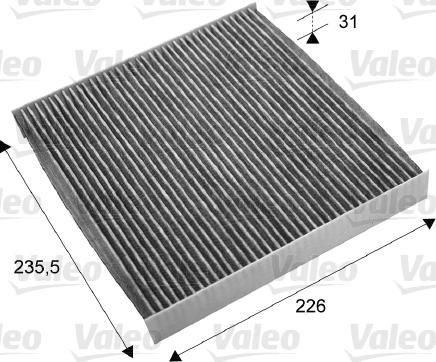 Valeo 715678 - Filtru, aer habitaclu parts5.com