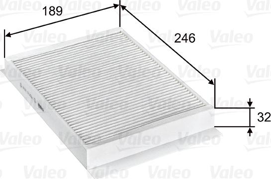 Valeo 715751 - Filtr, vzduch v interiéru parts5.com