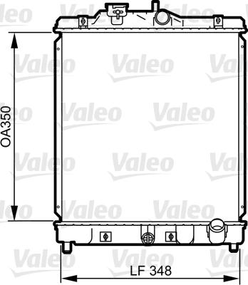 Valeo 734117 - Radiator, racire motor parts5.com