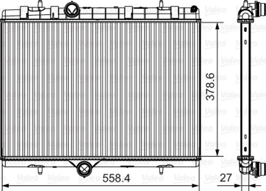 Valeo 735630 - Radiator, racire motor parts5.com