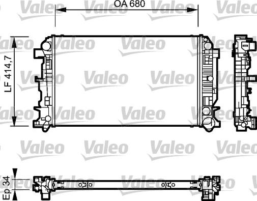 Valeo 735089 - Hladnjak, hlađenje motora parts5.com