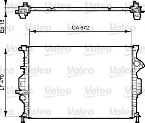 Valeo 735373 - Hűtő, motorhűtés parts5.com