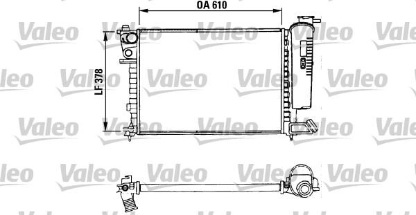 Valeo 730630 - Kühler, Motorkühlung parts5.com