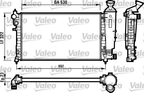 Valeo 731526 - Jäähdytin,moottorin jäähdytys parts5.com