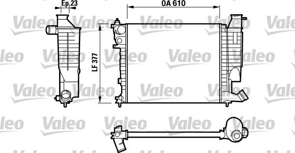 Valeo 732535 - Kühler, Motorkühlung parts5.com