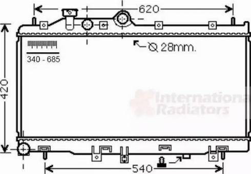 KOYORAD PL092532 - Chladič motora parts5.com