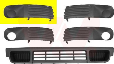 Van Wezel 5896592 - Ventilation Grille, bumper parts5.com