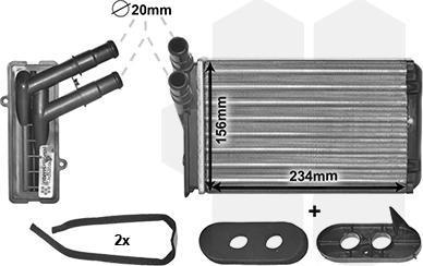 Van Wezel 58006060 - Lämmityslaitteen kenno parts5.com