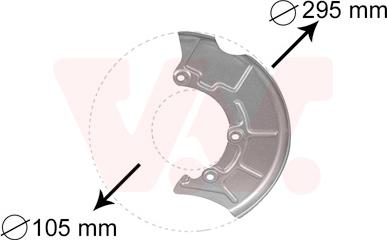 Van Wezel 5888371 - Protectie stropire,disc frana parts5.com