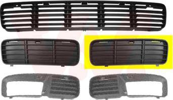 Van Wezel 5826591 - Ventilation Grille, bumper parts5.com