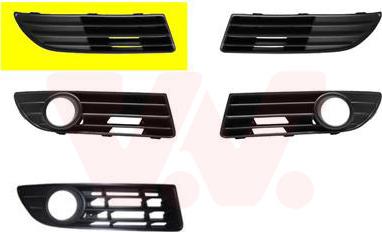 Van Wezel 5828592 - Ventilation Grille, bumper parts5.com