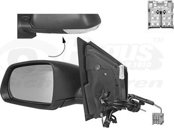 Van Wezel 5828803 - Outside Mirror parts5.com