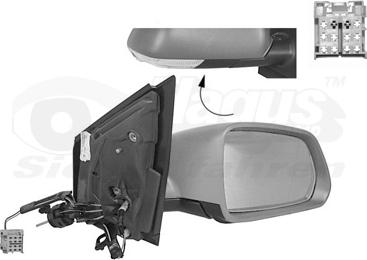 Van Wezel 5828814 - Retrovisor exterior parts5.com