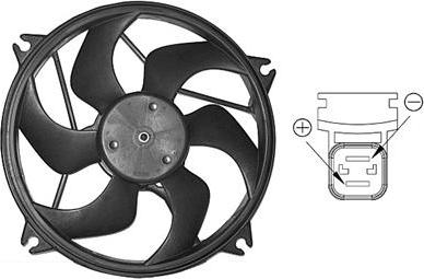 Van Wezel 0904746 - Ventilator, radiator parts5.com