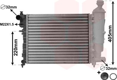 Van Wezel 09002115 - Radiator, racire motor parts5.com