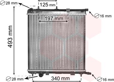 Van Wezel 09002188 - Radiator, racire motor parts5.com