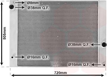 Van Wezel 06002338 - Radiator, racire motor parts5.com