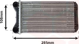 Van Wezel 03006223 - Schimbator caldura, incalzire habitaclu parts5.com