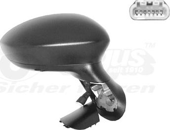 Van Wezel 1624806 - Outside Mirror parts5.com