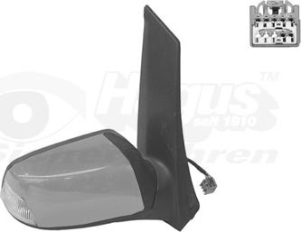 Van Wezel 1862828 - Outside Mirror parts5.com