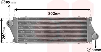 Van Wezel 30004217 - Intercooler, compresor parts5.com