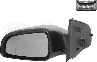 Van Wezel 3745817 - Outside Mirror parts5.com