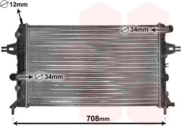 Van Wezel 37002254 - Radiator, racire motor parts5.com