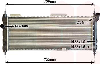 Van Wezel 37002203 - Radiator, racire motor parts5.com