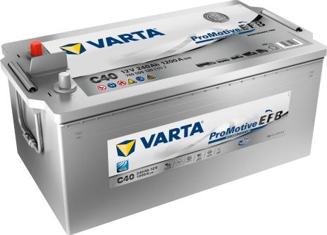 Varta 740500120E652 - Стартерная аккумуляторная батарея, АКБ parts5.com