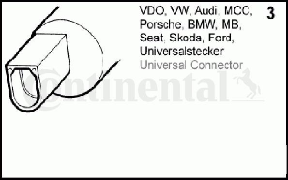 VDO 246-086-001-002Z - Water Pump, headlight cleaning parts5.com