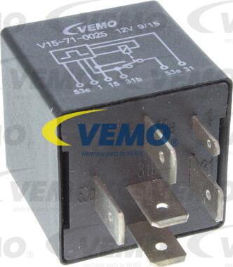 Vemo V15-71-0025 - Relé intervalu stierania / ostrekovania parts5.com