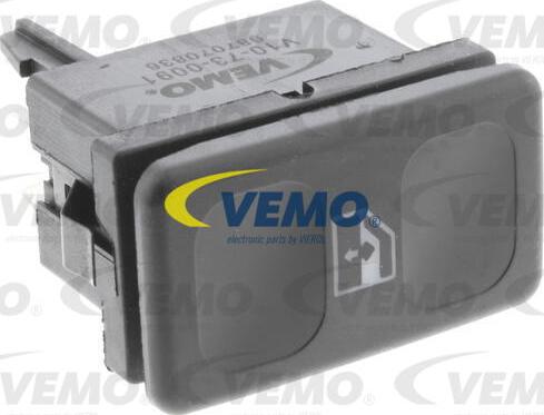 Vemo V10-73-0091 - Przełącznik, podnośnik szyby parts5.com