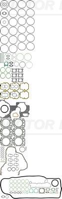 Victor Reinz 01-35145-02 - Kompletan set zaptivki, motor parts5.com