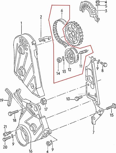 VW N 011 133 7 - Fogasszíjkészlet parts5.com