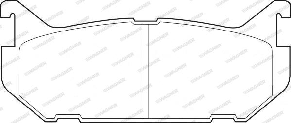 Wagner WBP21766A - Set placute frana,frana disc parts5.com